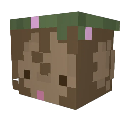 FunkyM0nk3 Minecraft avatar head, 3D render