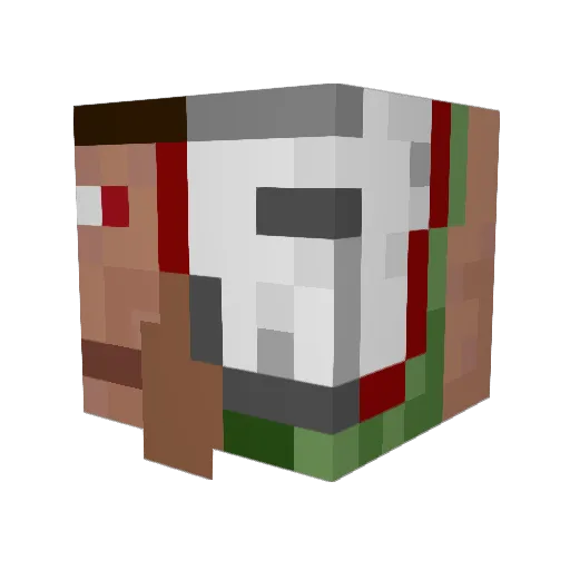 Funky_Unc Minecraft avatar head, 3D render