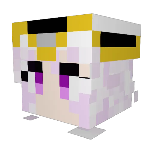 Funkydance990 Minecraft avatar head, 3D render