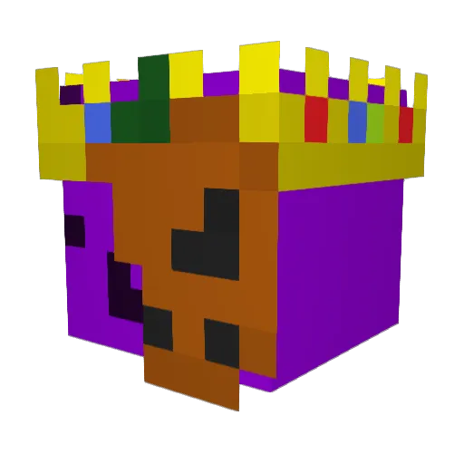 Funkyfork1009 Minecraft avatar head, 3D render