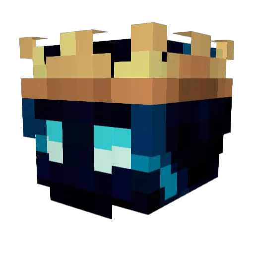 Funmasterr Minecraft avatar head, 3D render