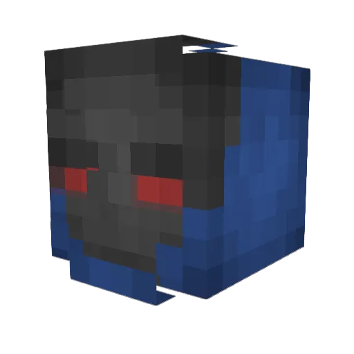 Funn3r_ Minecraft avatar head, 3D render