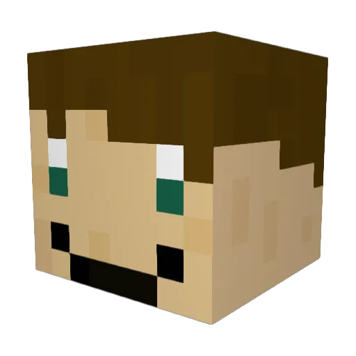 Funneless_jizz Minecraft avatar head, 3D render