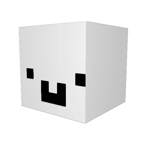 FunniIsgreatgame Minecraft avatar head, 3D render