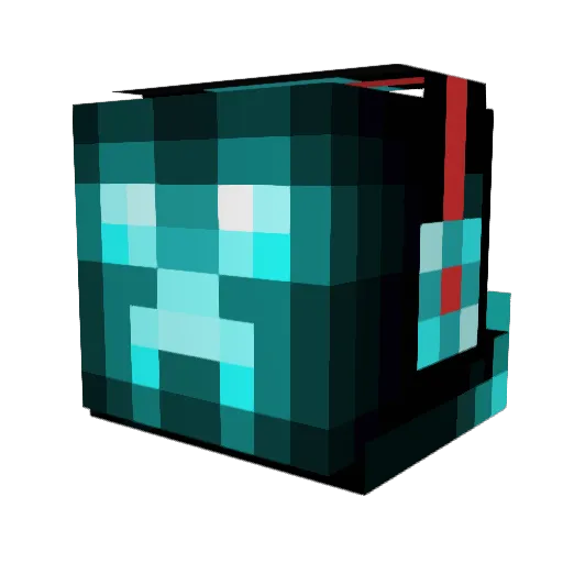 FunnyFez Minecraft avatar head, 3D render