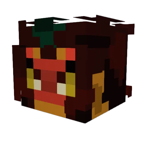 FunnyFisshermen Minecraft avatar head, 3D render