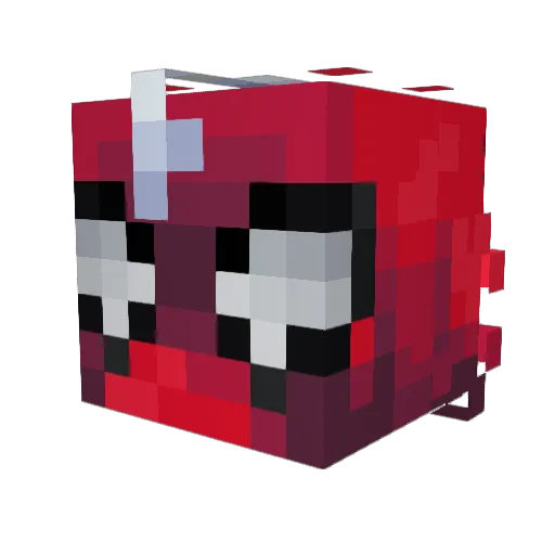 FunnyHall0ween_ Minecraft avatar head, 3D render