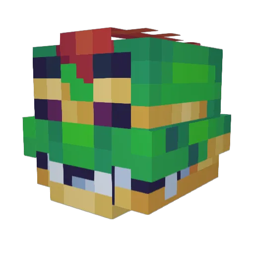 Funnybunny4 Minecraft avatar head, 3D render
