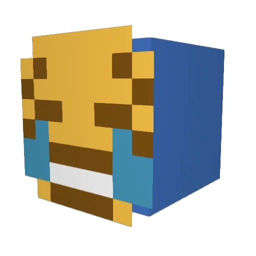Funnyman_17 Minecraft avatar head, 3D render