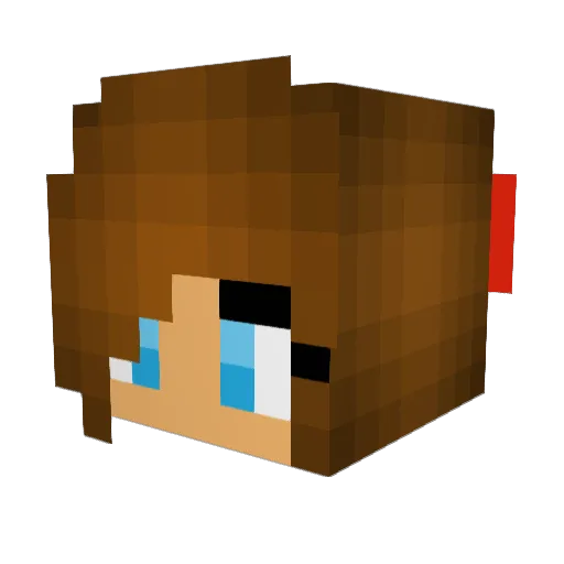 Funsizedtwix13 Minecraft avatar head, 3D render