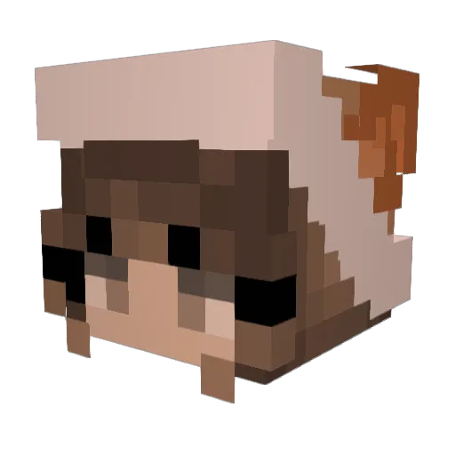 FuntimeAplays Minecraft avatar head, 3D render
