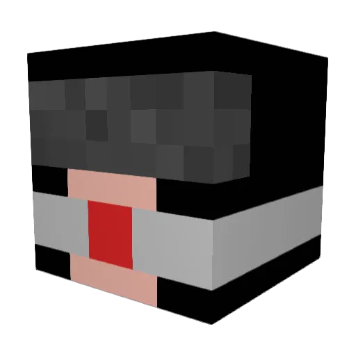 FuntimeFreckle Minecraft avatar head, 3D render