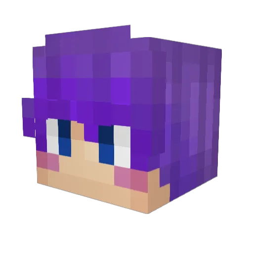 FuntimeZor Minecraft avatar head, 3D render