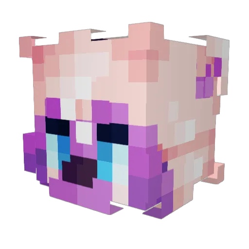 Funtime_Freddy_ Minecraft avatar head, 3D render
