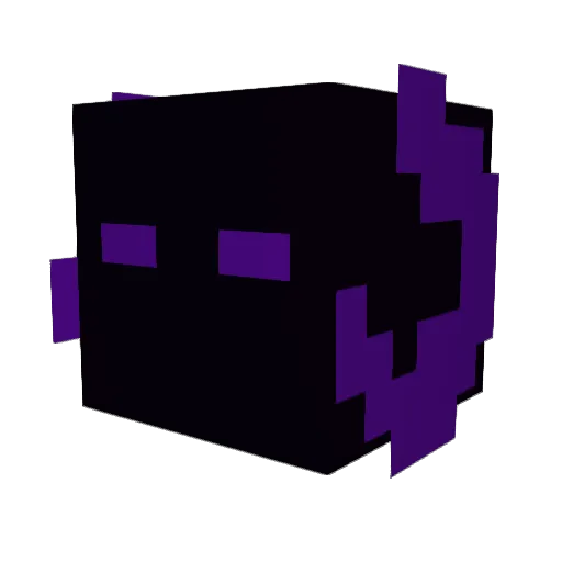Funtomium Minecraft avatar head, 3D render