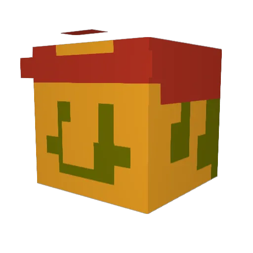FuntotheMax628 Minecraft avatar head, 3D render