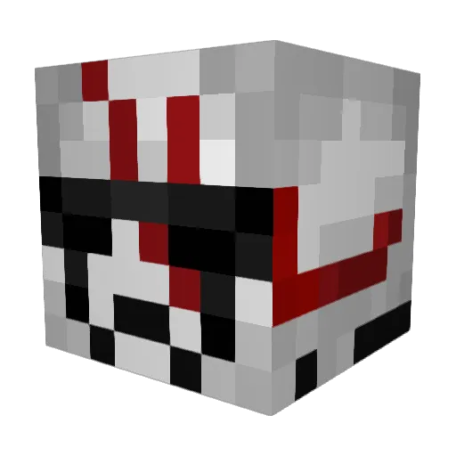 Funynn Minecraft avatar head, 3D render