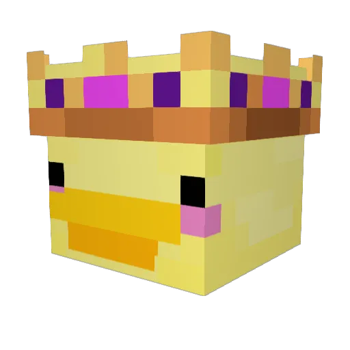 FuranZitroch Minecraft avatar head, 3D render