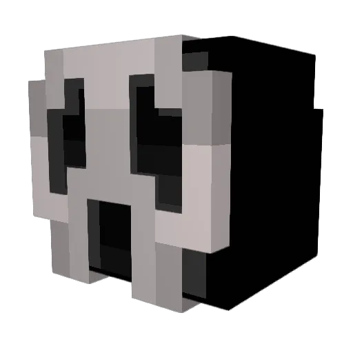Furek35 Minecraft avatar head, 3D render