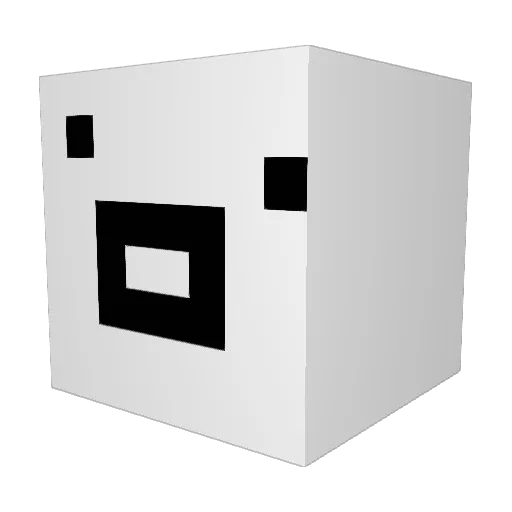 FurgleGurg Minecraft avatar head, 3D render