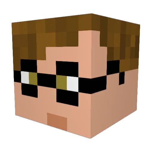 FuriaJey1984 Minecraft avatar head, 3D render