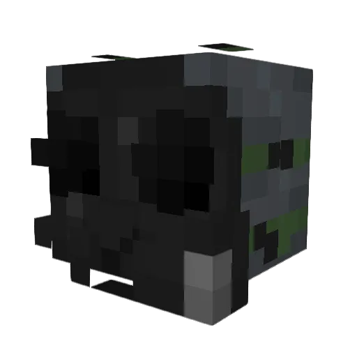 Furiaverno Minecraft avatar head, 3D render