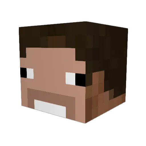 Furious99YT Minecraft avatar head, 3D render