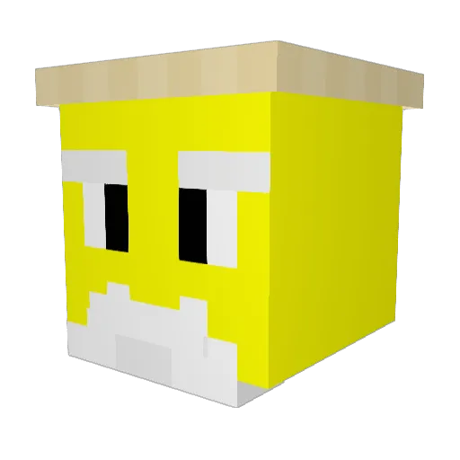 FuriousTacoz Minecraft avatar head, 3D render
