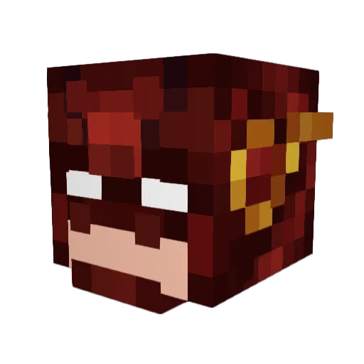 Furious_Racer Minecraft avatar head, 3D render