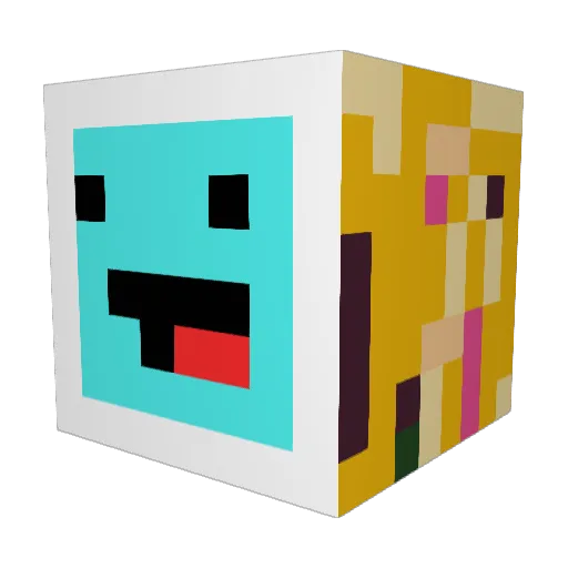 Furiousfeather9 Minecraft avatar head, 3D render