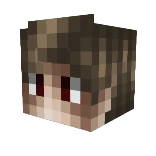 FurkanBeyYT Minecraft avatar head, 3D render