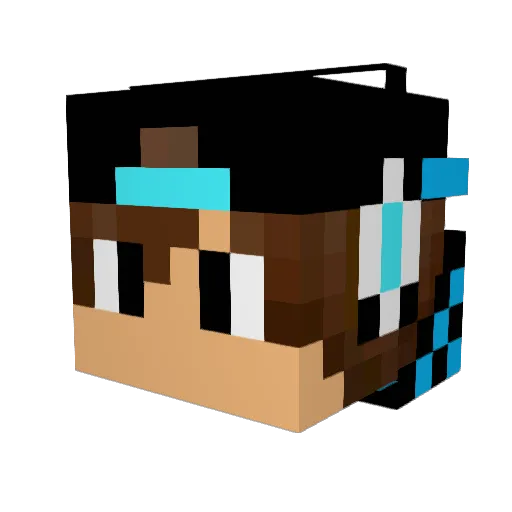 Furkan_Polat Minecraft avatar head, 3D render