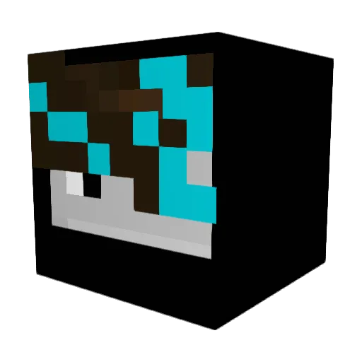 Furko801 Minecraft avatar head, 3D render