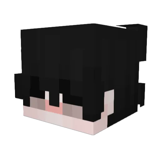 Furkqn78 Minecraft avatar head, 3D render