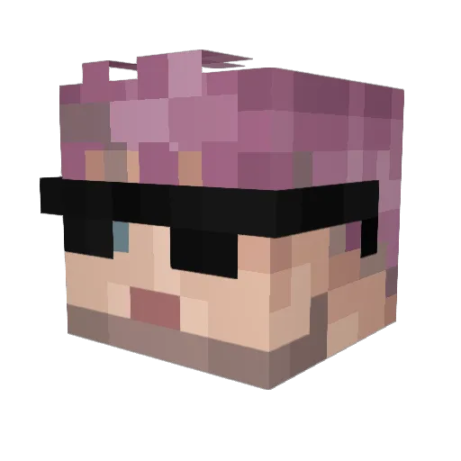 Furnace15 Minecraft avatar head, 3D render