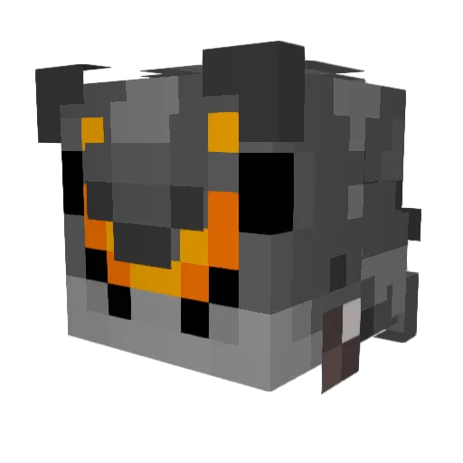 FurnaceGoat Minecraft avatar head, 3D render