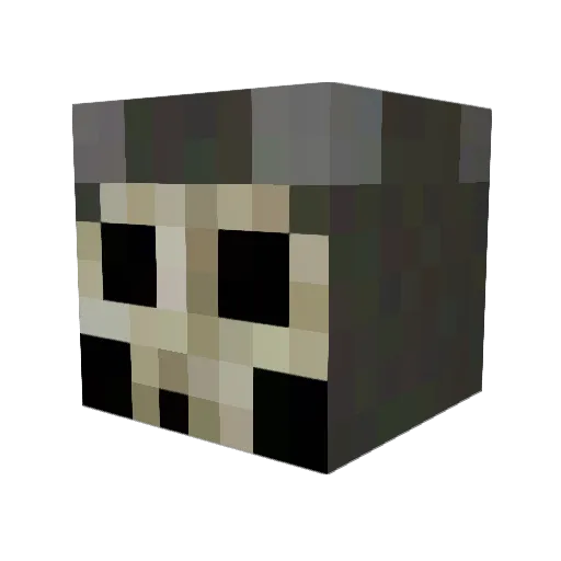 FurrRealz Minecraft avatar head, 3D render