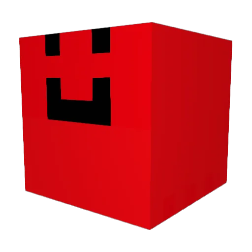 Furret447 Minecraft avatar head, 3D render