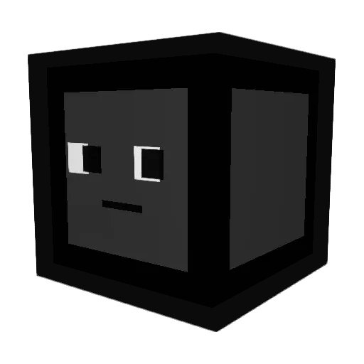 FurryFur Minecraft avatar head, 3D render