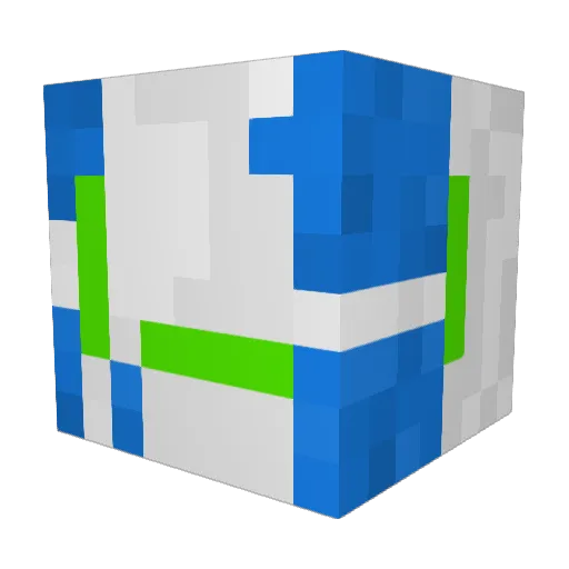 FurryRavager Minecraft avatar head, 3D render