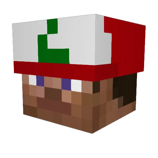 FurthestKarma5 Minecraft avatar head, 3D render