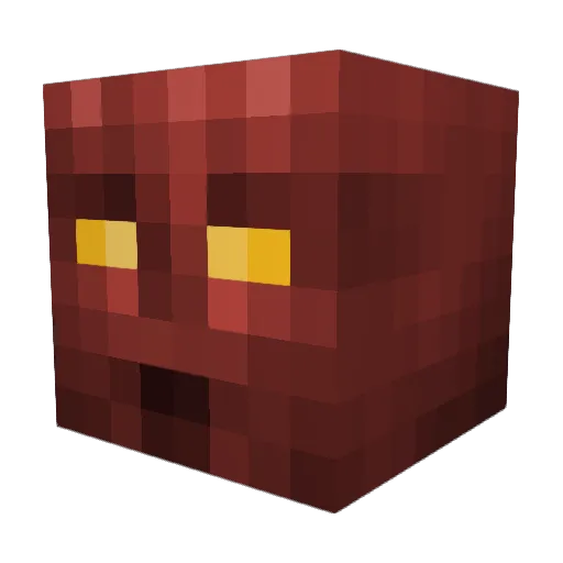 Furuuya Minecraft avatar head, 3D render