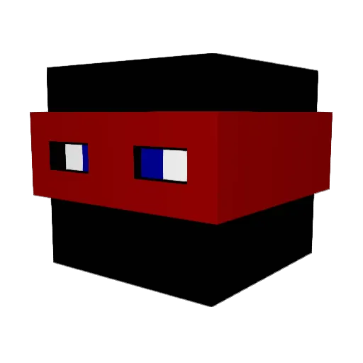 Fury011 Minecraft avatar head, 3D render