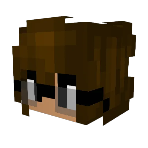 FuryBlade787 Minecraft avatar head, 3D render