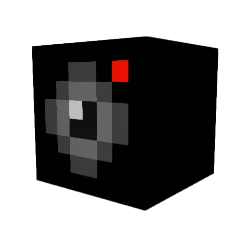 FuryCam Minecraft avatar head, 3D render