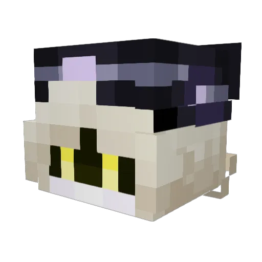 FuryVR Minecraft avatar head, 3D render