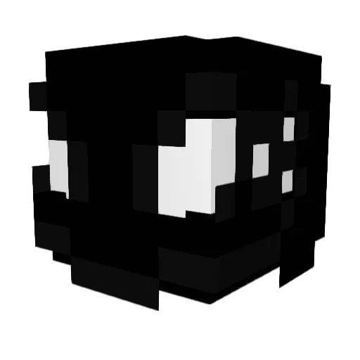 Fury_pro_0 Minecraft avatar head, 3D render