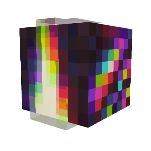 Furyoso Minecraft avatar head, 3D render