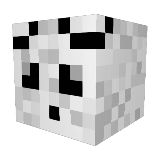 Furzerreger Minecraft avatar head, 3D render