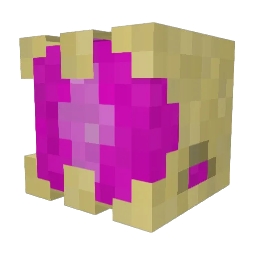 Fushimist Minecraft avatar head, 3D render